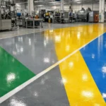 Pardoseală epoxidică profesională aplicată pe beton în Moldova